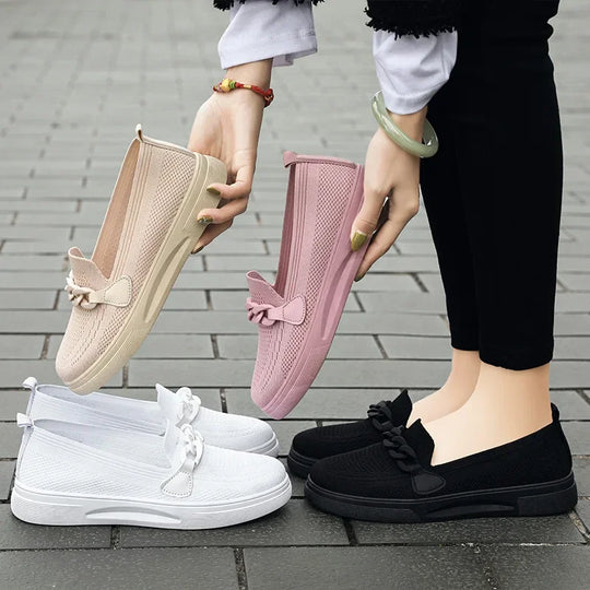 Mocassin orthopédique femme à bride fantaisie