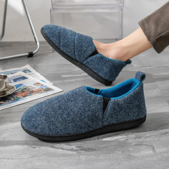 Chausson orthopédique homme intérieur doux en laine