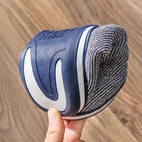 Chausson orthopédique homme rayé esprit rétro