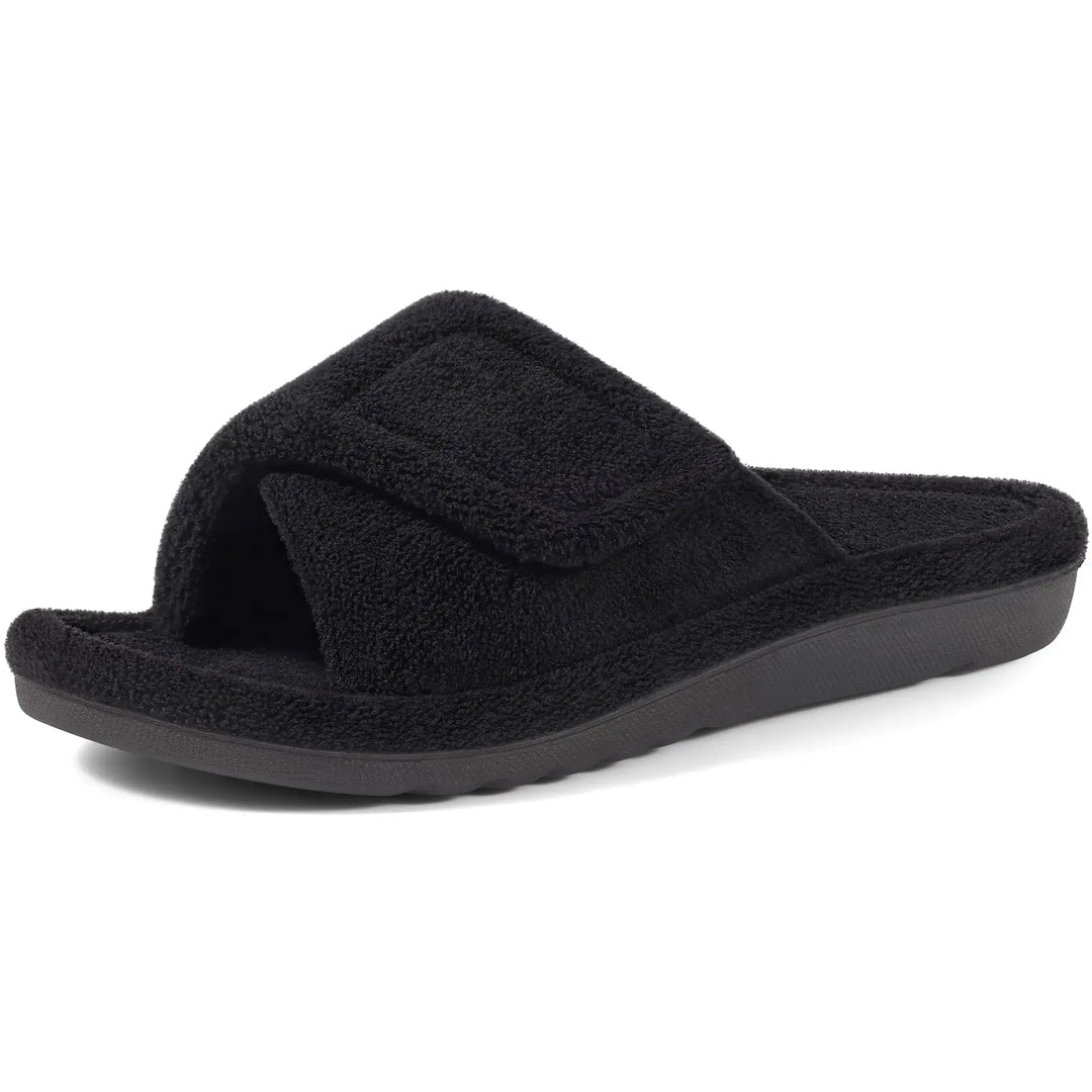 Chausson orthopédique femme en tissu éponge doux