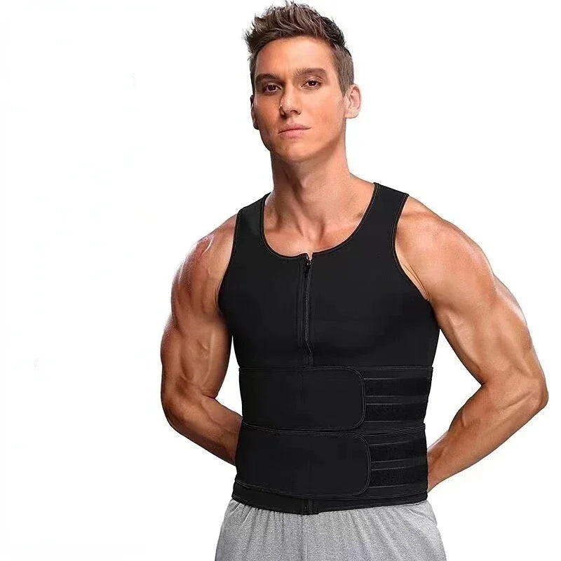 Gilet orthopédique correcteur et gainant zippé