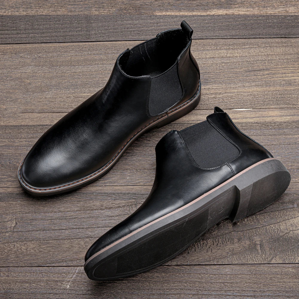 Botte orthopédique homme style vieilli moderne