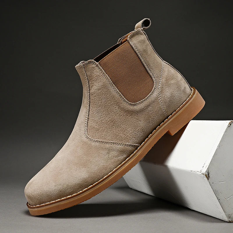 Botte orthopédique homme à enfiler élégante
