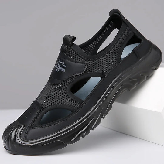Sandale orthopédique homme aérée et souple