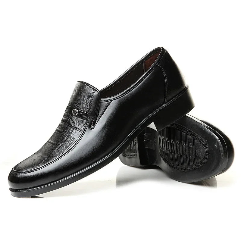 Mocassin orthopédique homme bout carré élégant