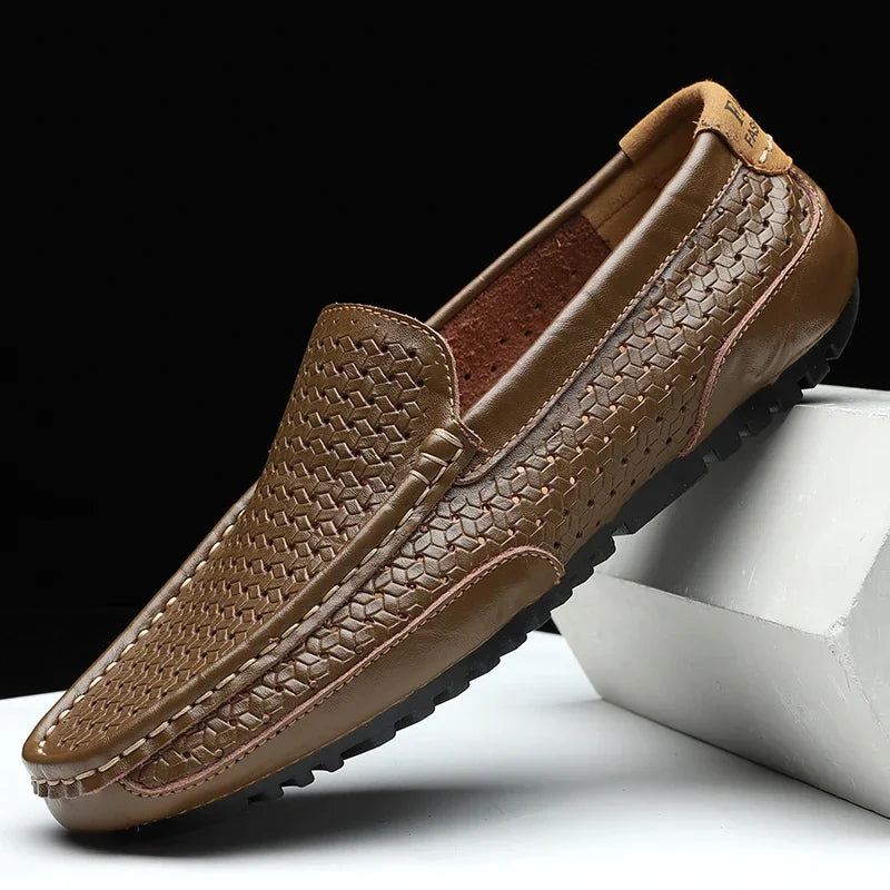 Mocassin orthopédique homme ajouré respirant