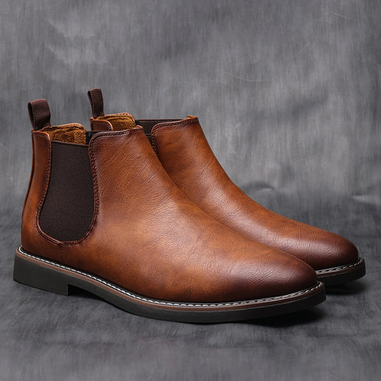 Botte orthopédique homme style vieilli moderne