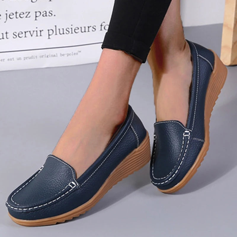Mocassin orthopédique femme style classique