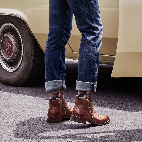 Botte orthopédique homme à fermeture éclair pratique
