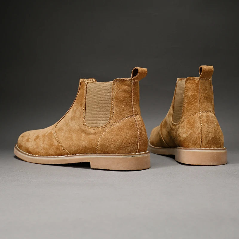 Botte orthopédique homme à enfiler élégante