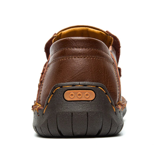 Mocassin orthopédique homme souple et marche confort