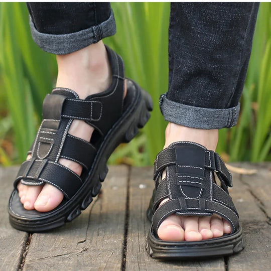Sandale orthopédique homme confort enveloppant