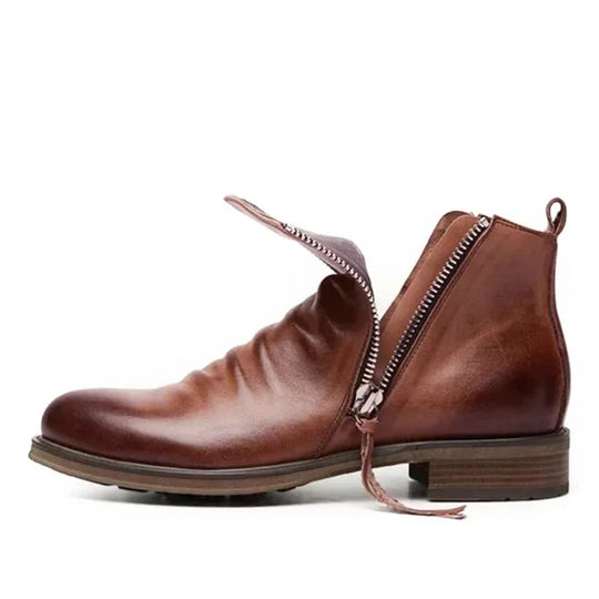 Botte orthopédique homme à fermeture éclair pratique