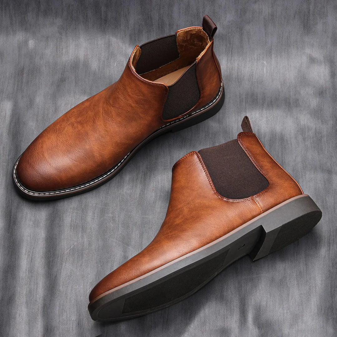 Botte orthopédique homme style vieilli moderne