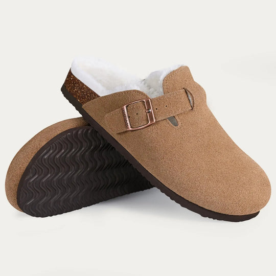 Chausson orthopédique femme à bride réglable