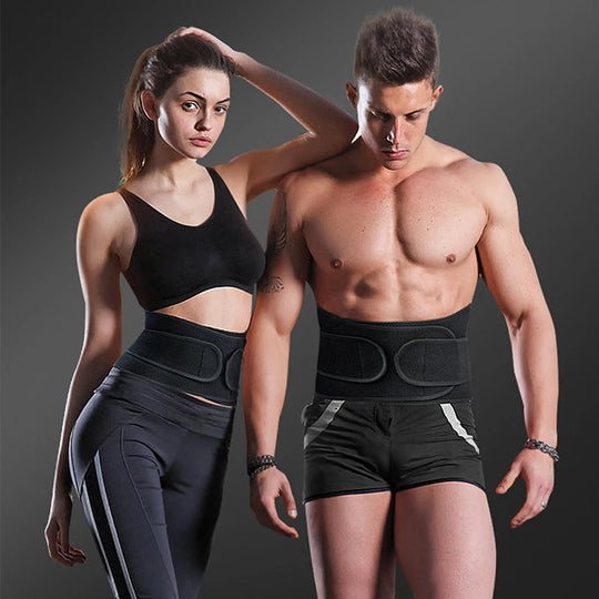 Corset orthopédique lombaire sport ajustable à double sangle