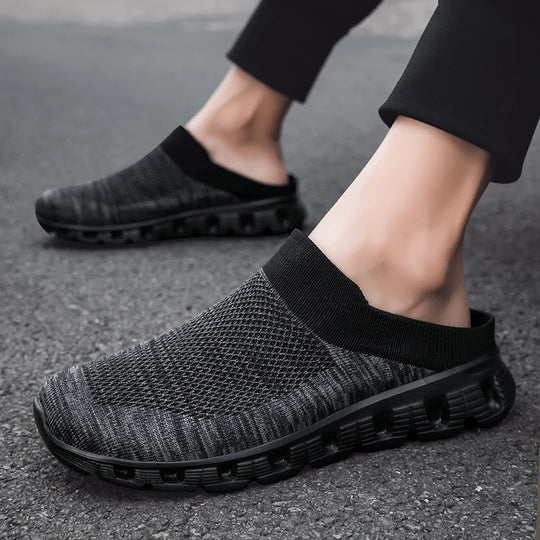 Sabot orthopédique homme en maille stretch