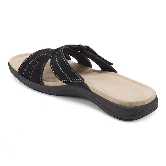 Claquette orthopédique femme à semelle amortissante