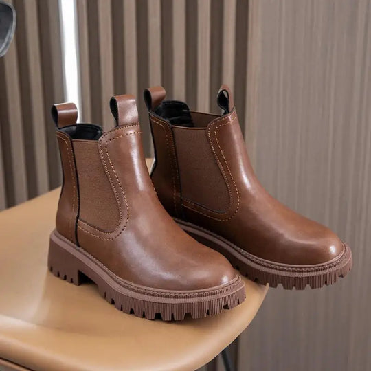 Botte orthopédique femme semelle crantée