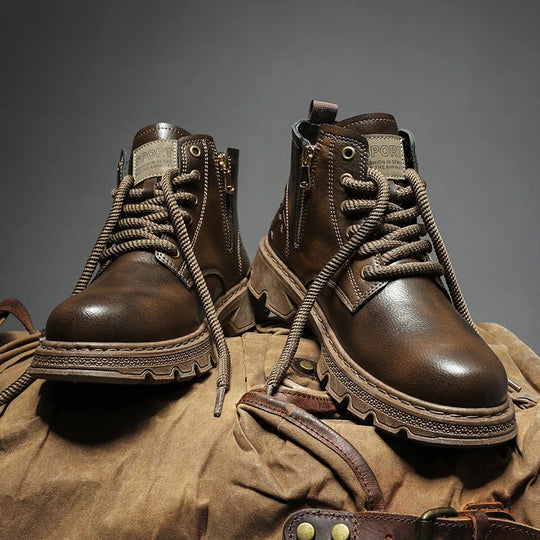 Botte orthopédique homme imperméable et résistante