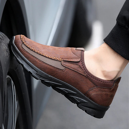 Mocassin orthopédique homme semelle ergonomique