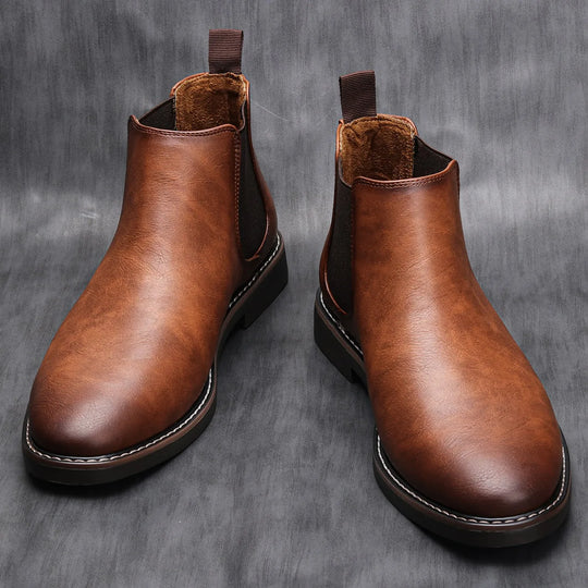 Botte orthopédique homme style vieilli moderne