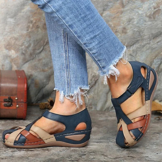 Sandale orthopédique femme design ajouré