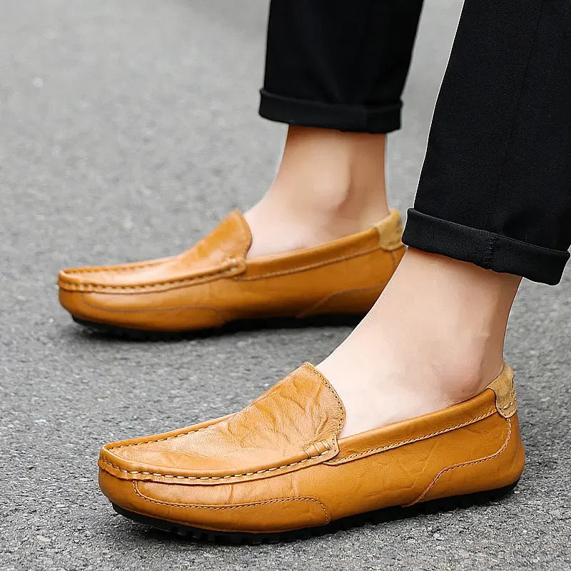 Mocassin orthopédique homme style habillé moderne