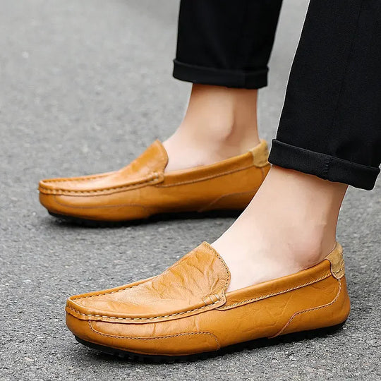 Mocassin orthopédique homme style habillé moderne