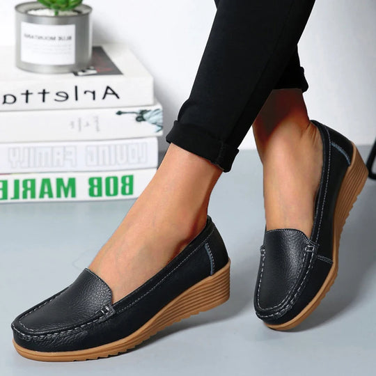 Mocassin orthopédique femme style classique