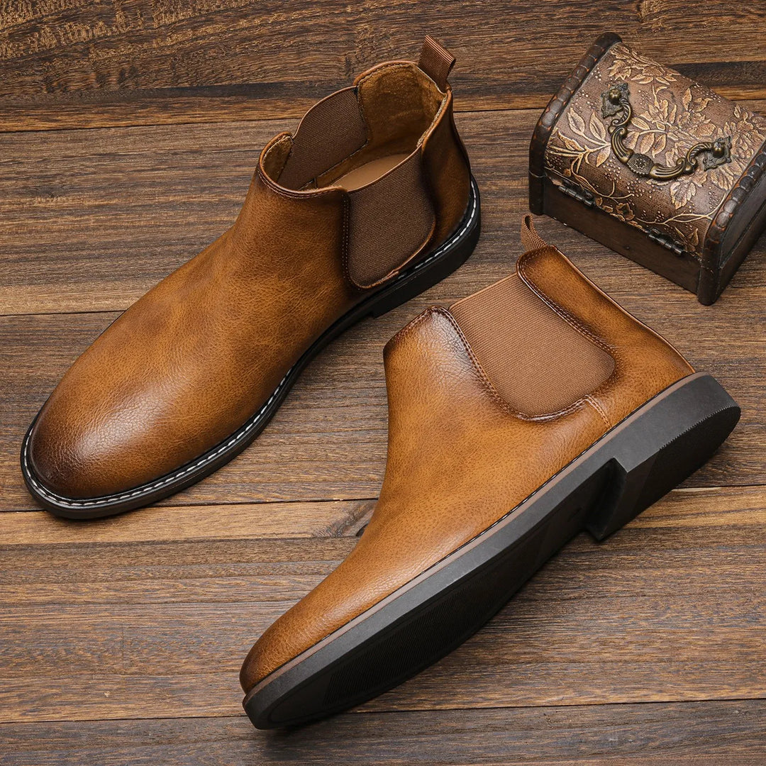 Botte orthopédique homme style vieilli moderne