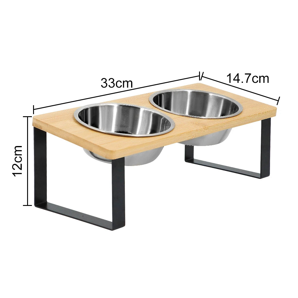 Gamelle orthopédique chat sur support incliné 15°