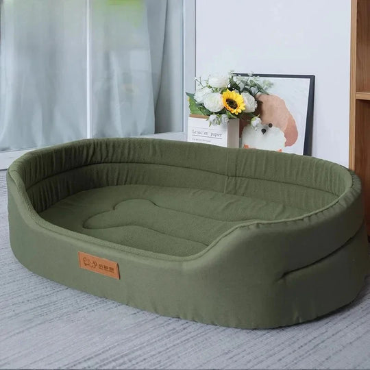 Panier orthopédique chien forme sofa avec coussin intégré