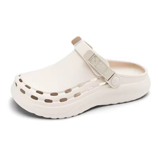 Sabot orthopédique homme EVA à bride ajustable beige