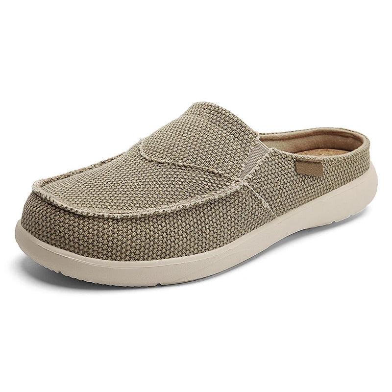 Sabot orthopédique homme confort décontracté beige