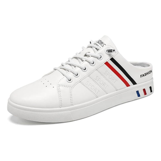Sabot orthopédique homme effet sneakers blanc