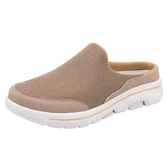 Sabot orthopédique homme à enfiler respirant beige