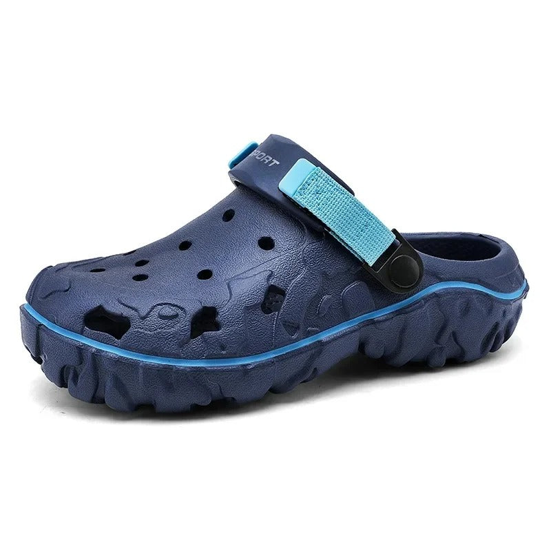 Sabot orthopédique homme léger et amortissant bleu
