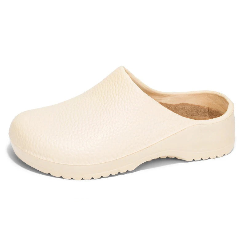 Sabot orthopédique homme robuste et antidérapant beige