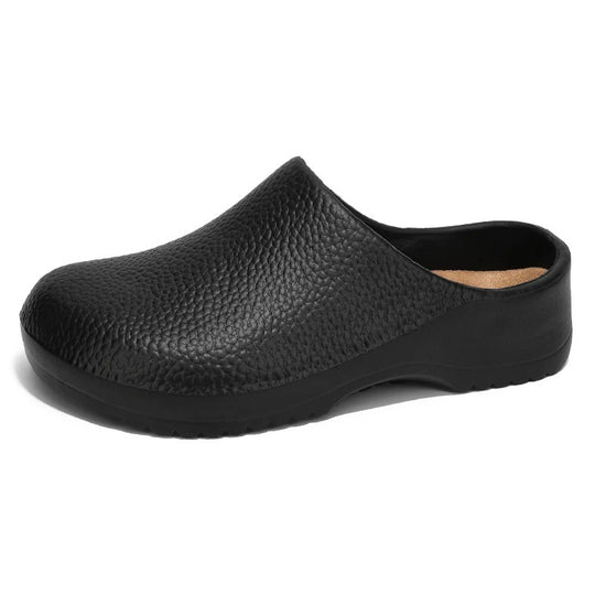 Sabot orthopédique homme robuste et antidérapant noir