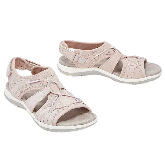 Sandale orthopédique femme maintien optimal beige