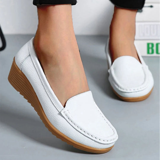 Mocassin orthopédique femme style classique
