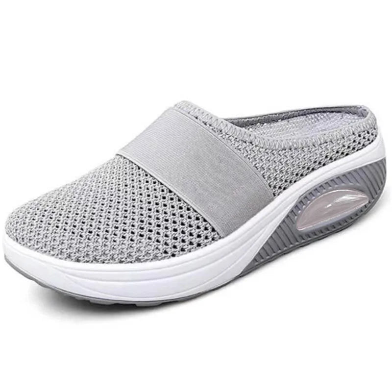Sabot orthopédique femme avec tissu extensible et soutien