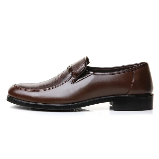 Mocassin orthopédique homme bout carré élégant