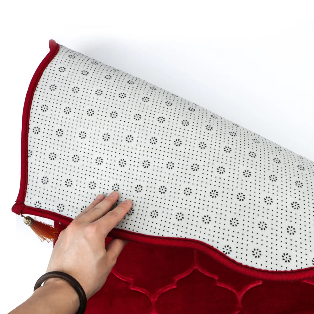 Tapis de prière orthopédique de voyage antidérapant et pliable