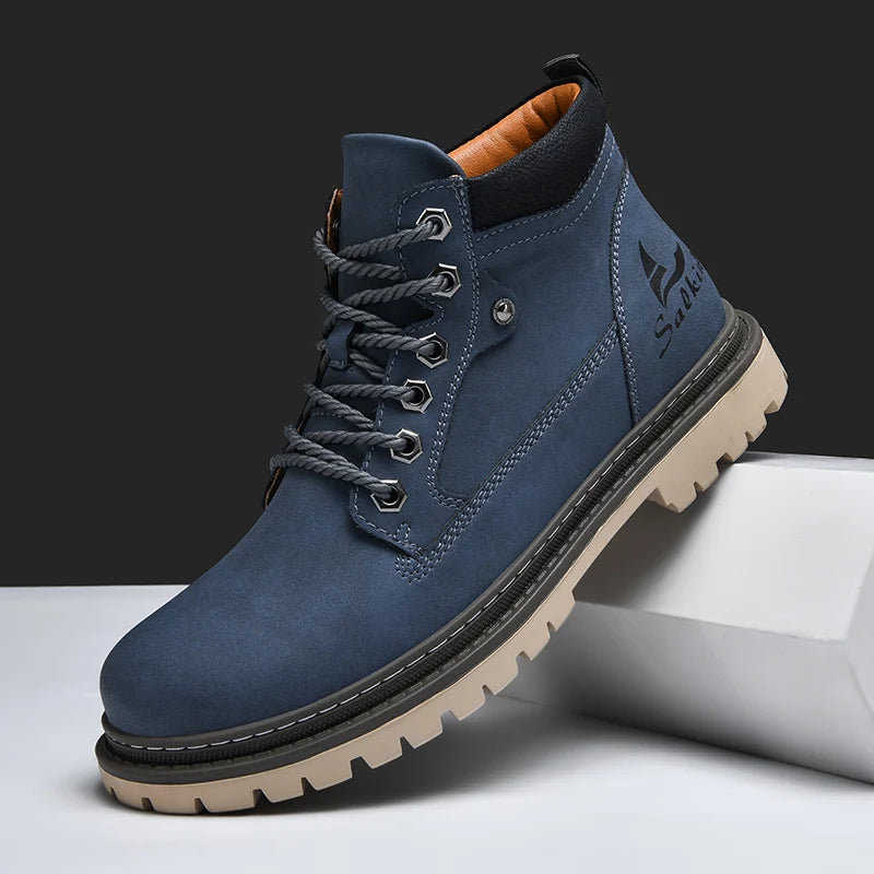 Botte orthopédique homme à semelle renforcée