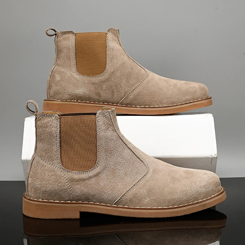 Botte orthopédique homme à enfiler élégante