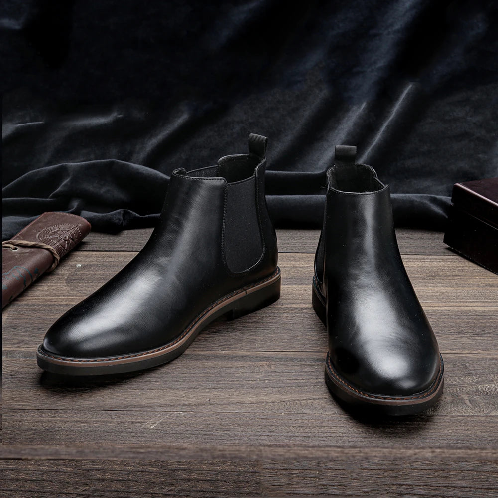 Botte orthopédique homme style vieilli moderne