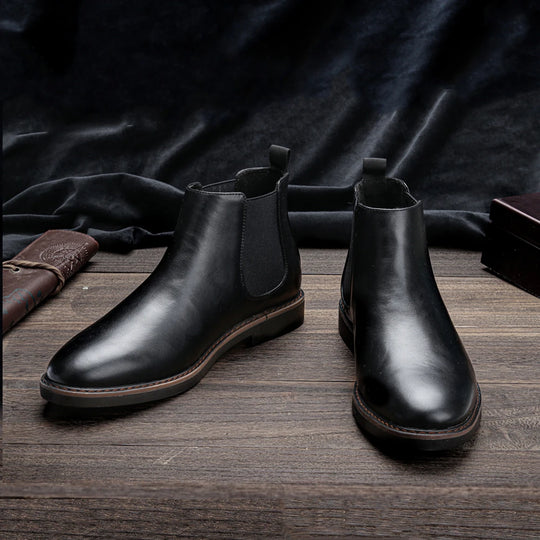 Botte orthopédique homme style vieilli moderne