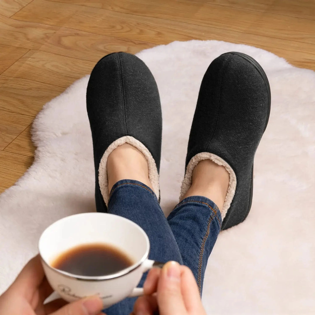 Chausson orthopédique femme d’hiver doublé chaud